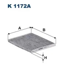 Фильтр салона FILTRON K1172A