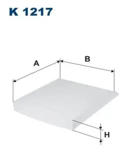 Фільтр салону FILTRON K1217