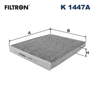 Фильтр салона с элементами активированного угля FILTRON K1447A