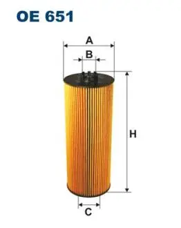 Фільтр масла FILTRON OE651