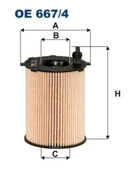 Фильтр масла FILTRON OE6674