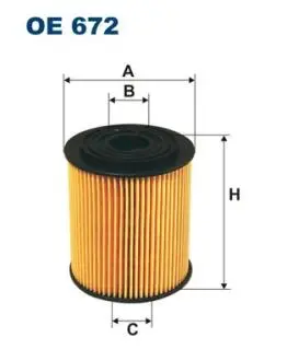 Фильтр масла FILTRON OE672