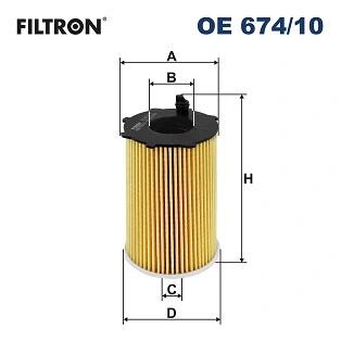 Фільтр масляний FILTRON OE 674/10