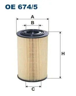 Фільтр масла FILTRON OE6745