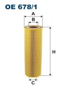 Фільтр масляний FILTRON OE6781 (фото 1)