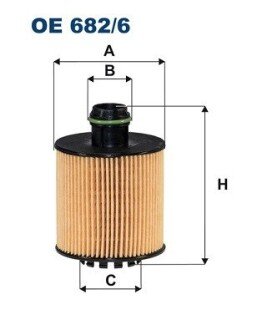 Масляний фільтр COMBO Furgon/minivan FILTRON OE6826