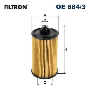 Масляний фільтр MOKKA / MOKKA X (J13 FILTRON OE6843