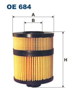 Фильтр масла FILTRON OE684