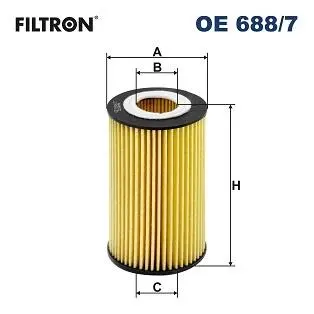 Фiльтр масляний FILTRON OE6887