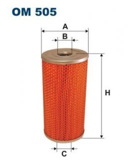 Фільтр масла FILTRON OM505