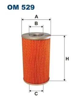 Фільтр оливи FILTRON OM529