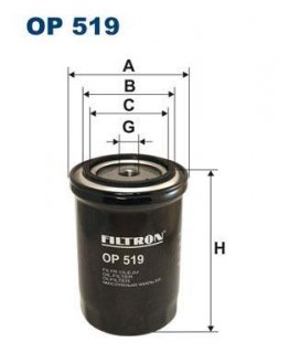 Фильтр масла FILTRON OP519