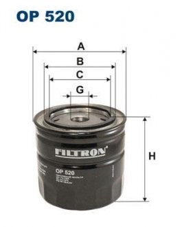 Фильтр масла FILTRON OP520