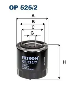 Фильтр масла FILTRON OP5252
