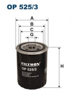Фильтр масла FILTRON OP5253