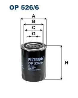 Фільтр масла FILTRON OP5266