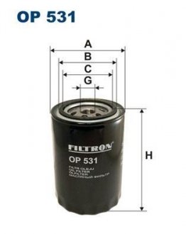 Фильтр масла FILTRON OP531