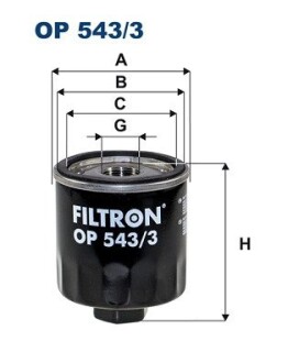 Масляний фільтр TRANSIT V363 Furgon FILTRON OP5433