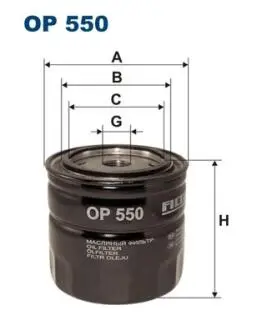 Фильтр масла FILTRON OP550