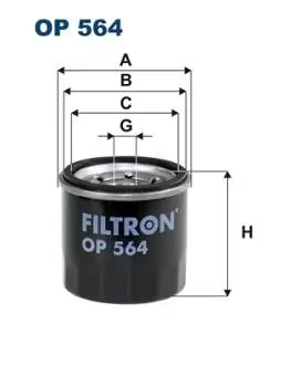 Фильтр масла FILTRON OP564