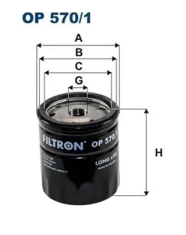 Фильтр масла FILTRON OP5701