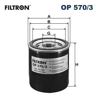 Фільтр масляний FILTRON OP 570/3