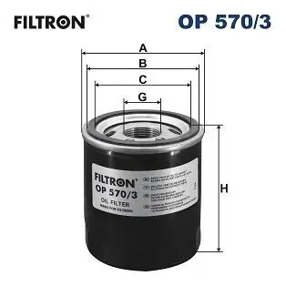 Фільтр масляний FILTRON OP 570/3