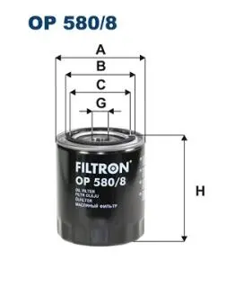 Фильтр масла FILTRON OP5808