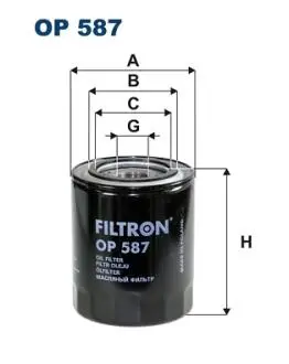 Фильтр масла FILTRON OP587
