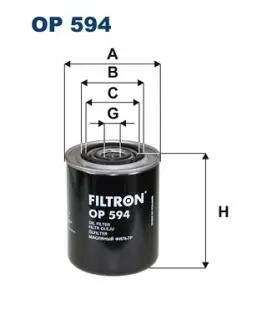 Фільтр масла FILTRON OP594