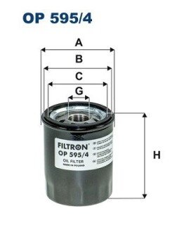 Фільтр масла FILTRON OP5954