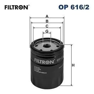 Фильтр масла FILTRON OP6162