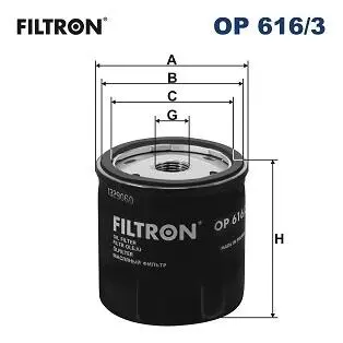Фильтр масла FILTRON OP6163