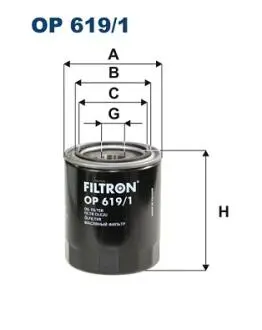 Фильтр масла FILTRON OP6191