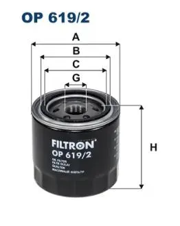 Фильтр масла FILTRON OP6192