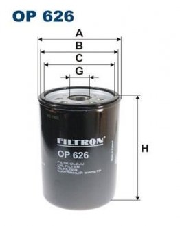 Фильтр масла FILTRON OP626