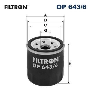 Фильтр масла FILTRON OP6436