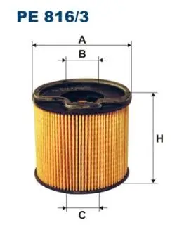 Фильтр топлива FILTRON PE8163