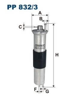 Фильтр топлива FILTRON PP8323