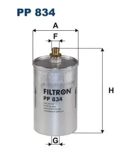 Фильтр топлива FILTRON PP834