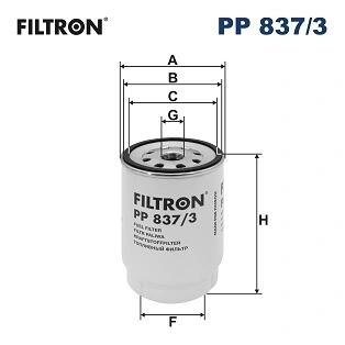 Фільтр палива FILTRON PP 837/3