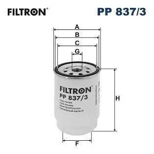 Фільтр палива FILTRON PP 837/3