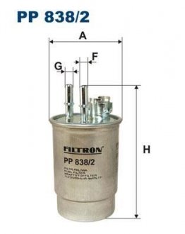 Фильтр топлива FILTRON PP8382