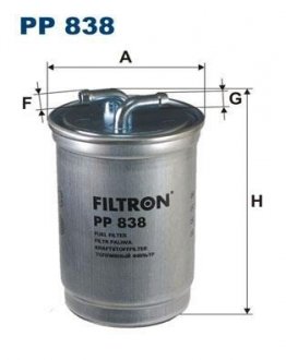 Фильтр топлива FILTRON PP838 (фото 1)