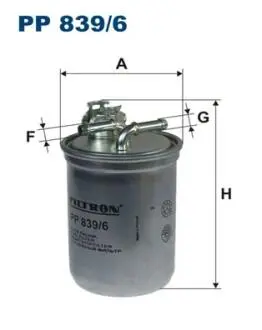 Фильтр топливный в сборе FILTRON PP 8396