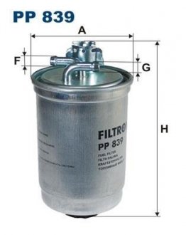 Фильтр топлива FILTRON PP839