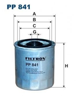 Фильтр топлива FILTRON PP841