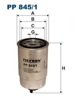Фільтр палива FILTRON PP8451 (фото 1)