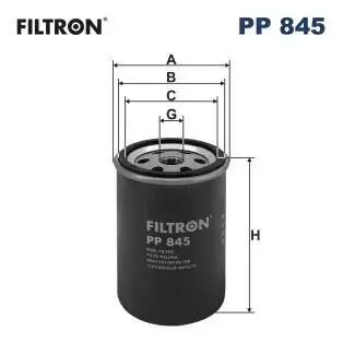 Фильтр топлива FILTRON PP845