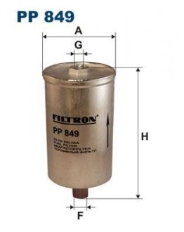 Фільтр палива FILTRON PP849 (фото 1)
